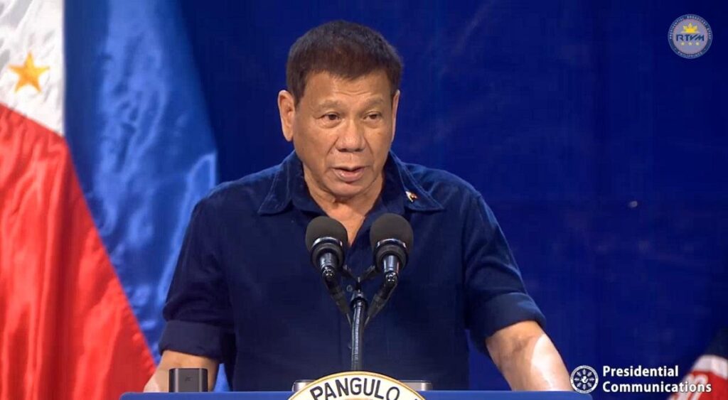 Philippine Pres. Duterte to open country soon