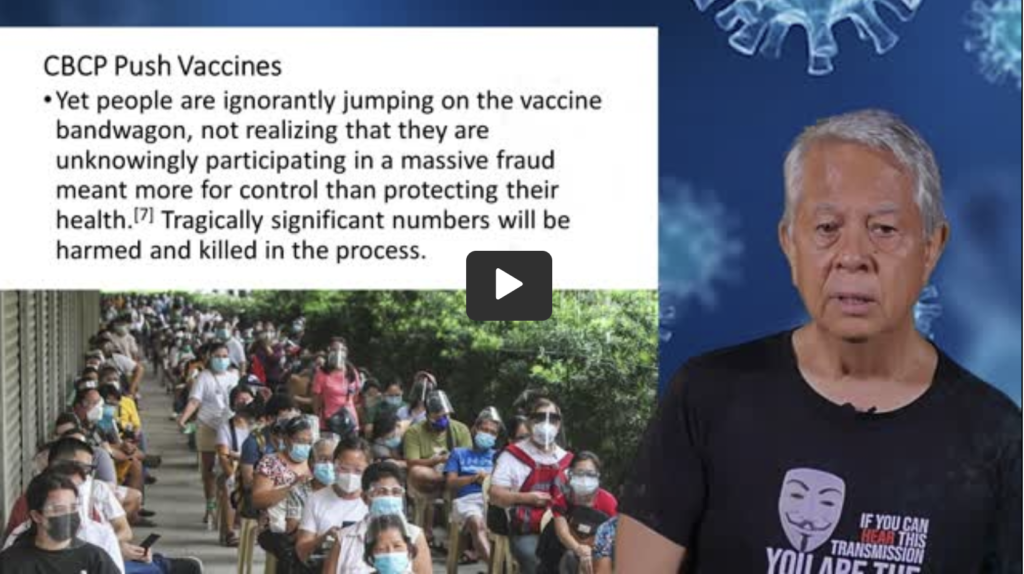 CCH1333 Decon-2 17 August 2021. Bishops Commit Mortal Sin. DOH Super Liars. Both Killing Filipinos with Killer Bioweapons (aka Vaccines).