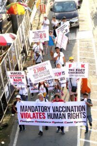 PRACT Rally Against Mandatory Vaccination Successful Despite Verbal Clash with Security and Police Force at Venue