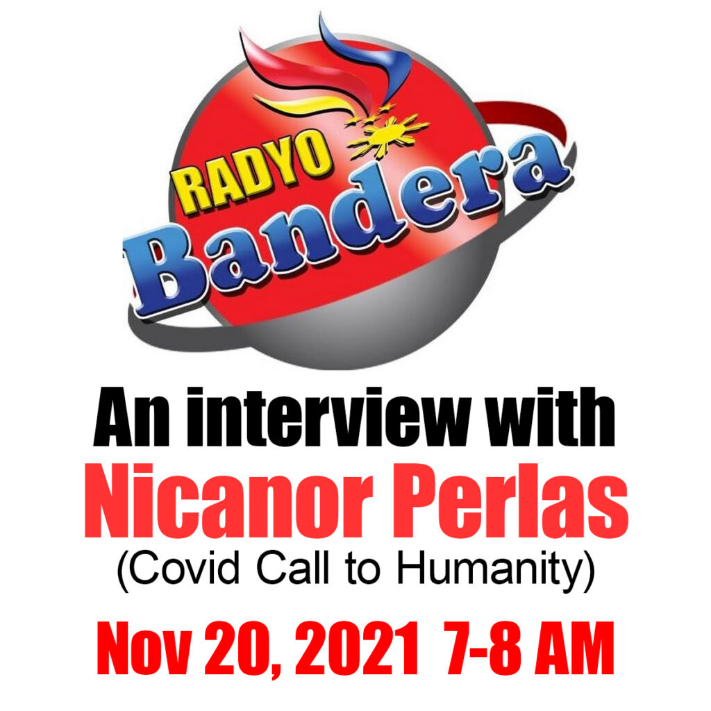 Nicanor Perlas to speak at Radyo Bandera