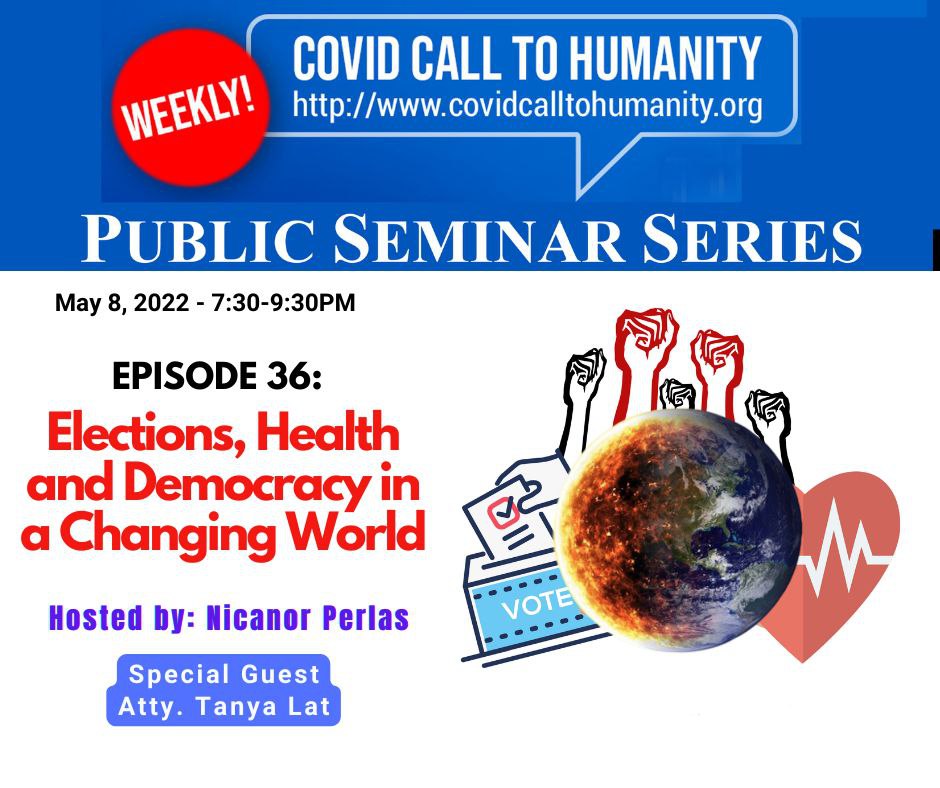 Public Seminar Episode 36: Elections, Health and Democracy in a Changing World