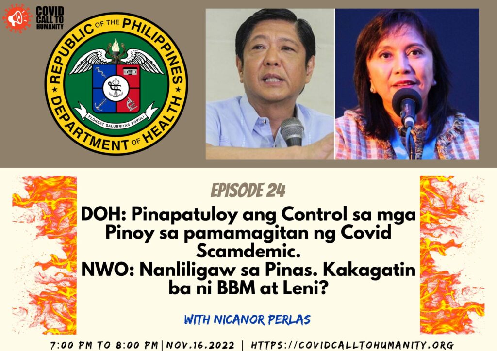 Kalayaan News Episode 24: Pinapatuloy ang Control sa mga Pinoy sa pamamagitan ng Covid Scamdemic. NWO: Nanliligaw sa Pinas. Kakagatin ba ni BBM at Leni?