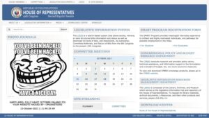 Hackers Defacing Website of House of Representatives Shows Philippines Not Ready For Digitalization